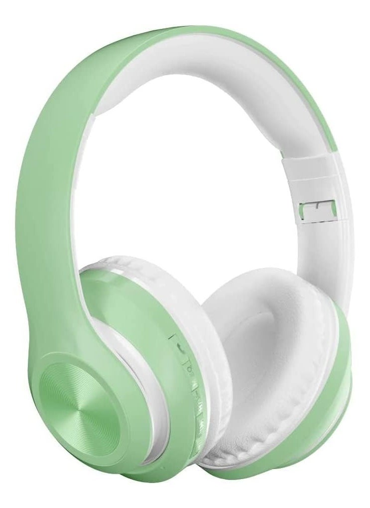 Generic - P68 Bluetooth Gaming Headset Computer Surround Wired and Wireless Noise Cancelling with Built-in Mic for Games - Pure Stereo Sound Supports Memory Card - Boys and Girls - Bluetooth Headphones Support AUX Wire Connection Over-Ear Headphone Compatible with Samsung, Sony, Xiaomi, Realme, Huawei, Oppo, iPhone, Android and iOS Phones - Image 1