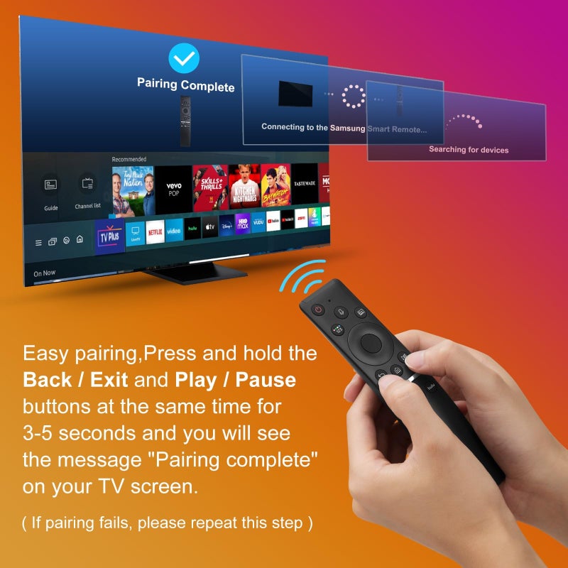 OMAIC Replacement Voice Remote for Samsung-TV-Remote Control Compatible for All Samsung with Voice Function Smart Curved Frame QLED LED LCD 8K 4K TVs - Image 3