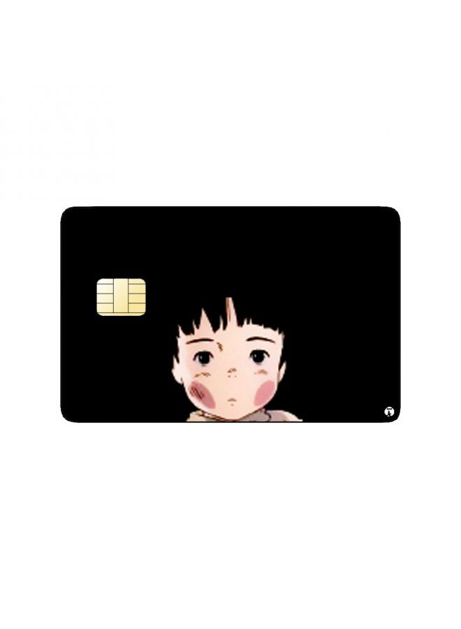 RKN PRINTED BANK CARD STICKER Setsuko From The Grave Of The Fireflies Anime - Image 1
