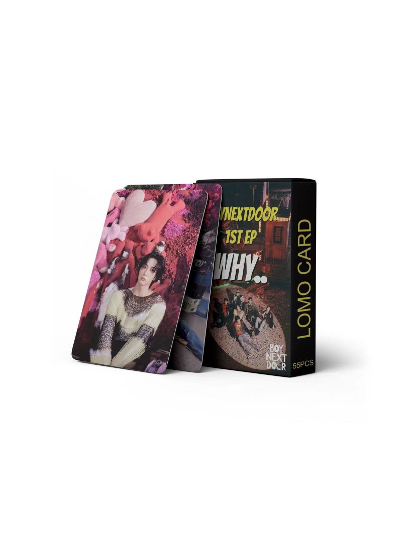 NIBEMINENT 55 Pcs Kpop BOYNEXTDOOR WHY Lomo Cards Card For Fans Collection Gifts - Image 3