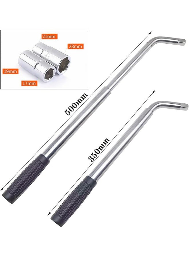 5-Piece Universal Car Jack Kit – 2 Ton (4400 lbs) Portable Scissor Jack with Lug and Ratchet Wrench – Emergency Tire Lift for Cars & SUVs - Image 4