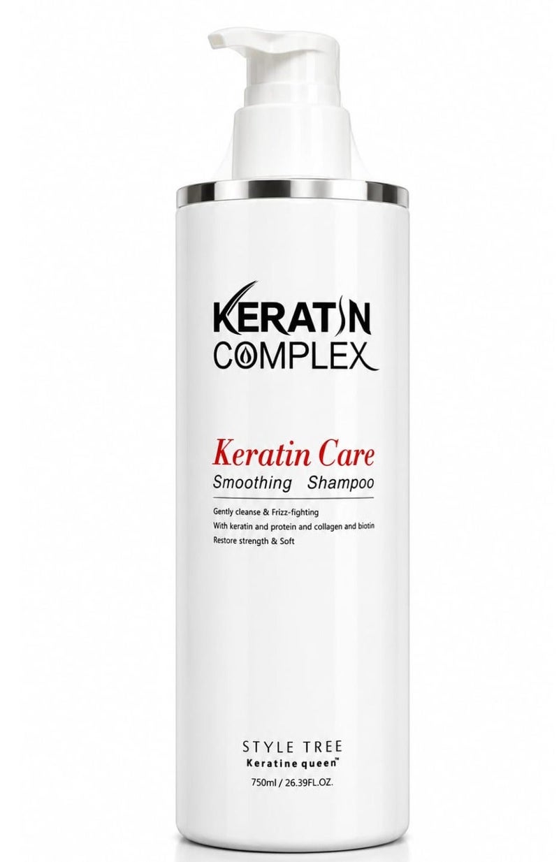 Keratin Complex Hair Care Shampoo, Damaged Hair Repair, Moisturizing Keratin Shampoo for Hair 750ml - Image 1