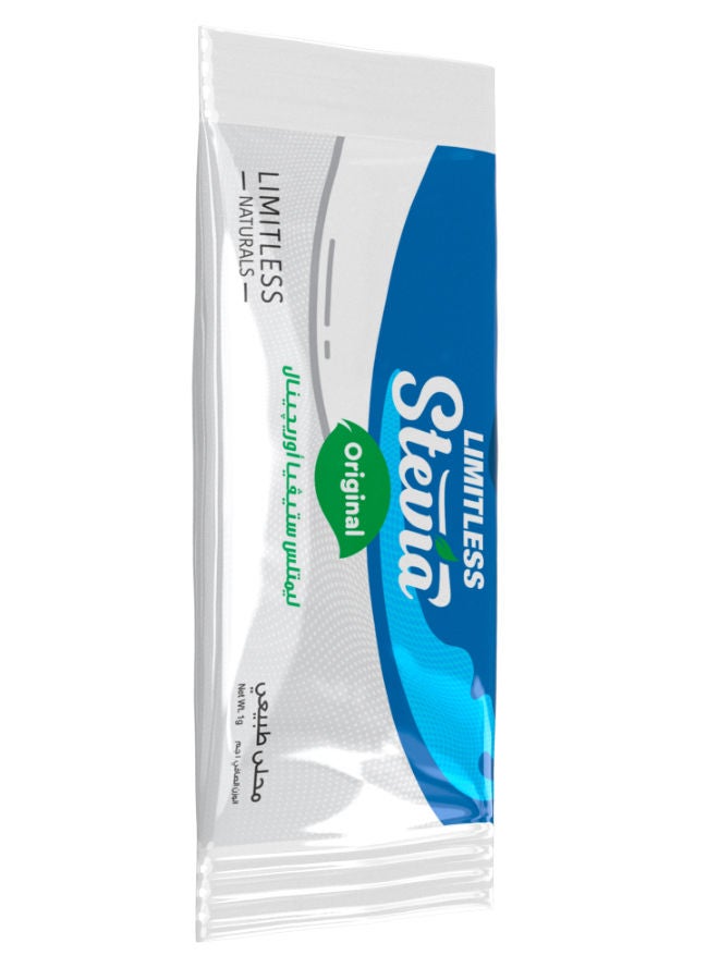 LIMITLESS 50 Stick Packs Stevia Orginal - Image 4
