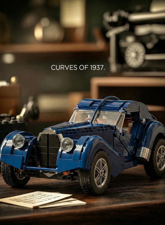 Nifeliz Atlantic Sports Car Building Set for Adults, 1:14 Scale Vintage Grand Tourer Model Set, Collectible Classic Vehicle Building Model Gift for Car Lovers (1,127 PCS, NF10320) - Image 2