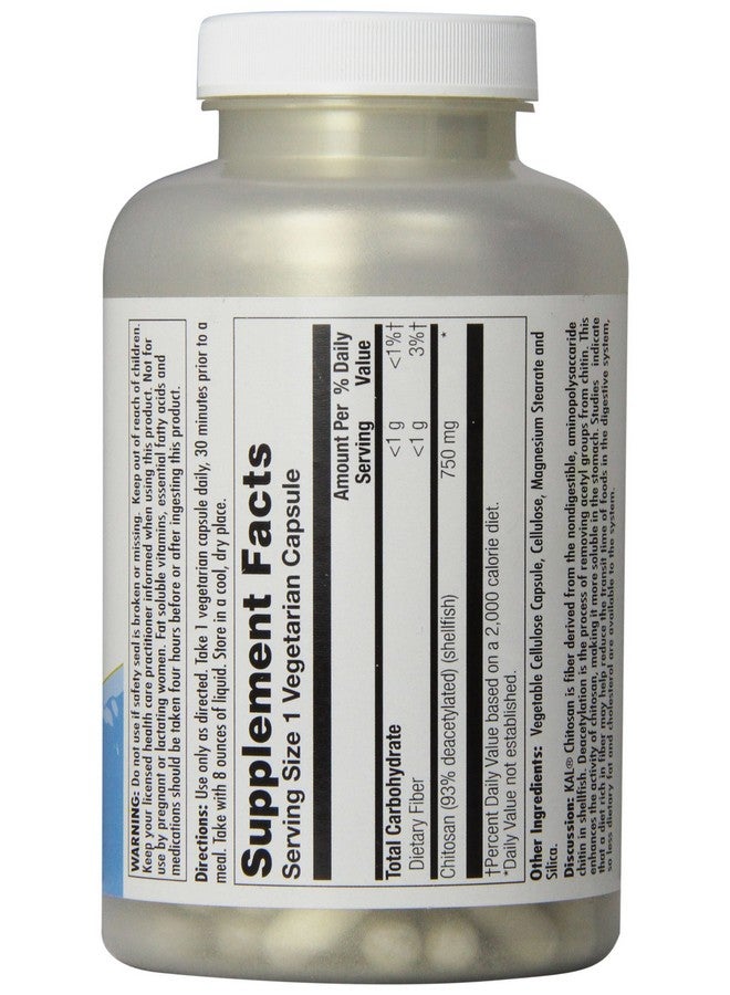 KAL Chitosan Tablets 750 Mg 120 Count - Image 3