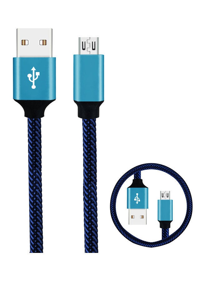 نيبمينينت كابل أندرويد لنقل البيانات عالي السرعة من توب كلاس أزرق/أسود - Image 3