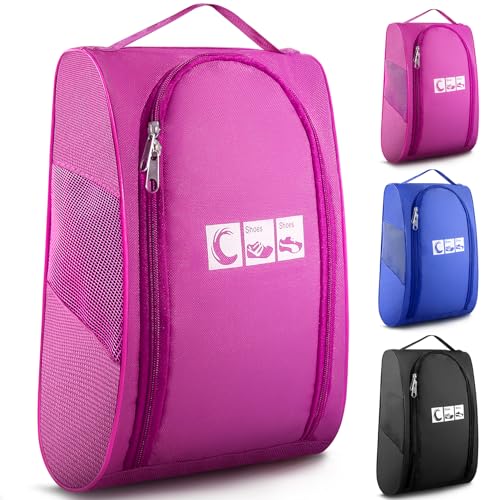 Ailaka Shoe Bag for Travel, Golf Shoe Bag Pouch Portable Large Shoes Storage Bag, Zipper Shoe Bags for Gym Sport Bowling - Image 1