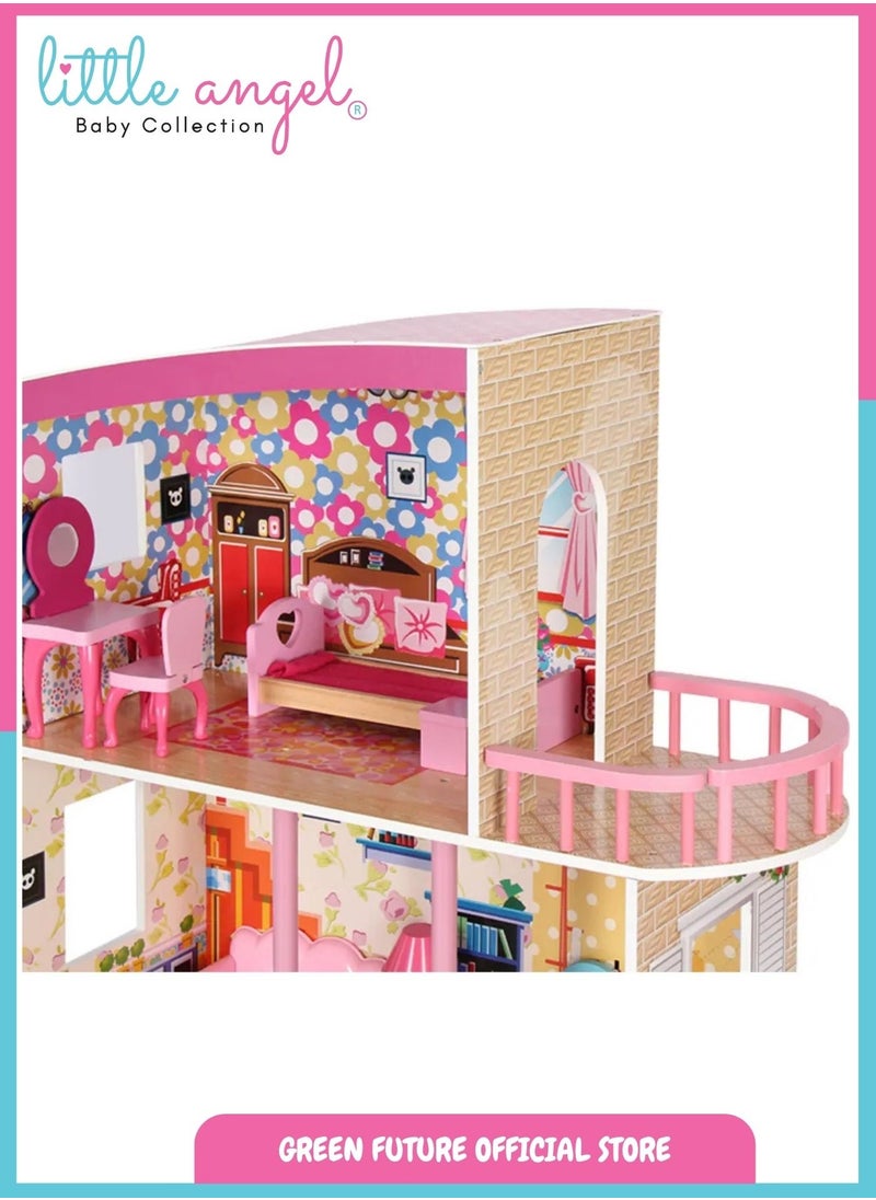 kids wooden doll house pretend play with accessories gift for 3+ year old girls toddler - pzsku/ZC9C0D5C85EB4FAB33B64Z/45/1741675609/30e12c99-c226-44e2-922d-9d48065af22b