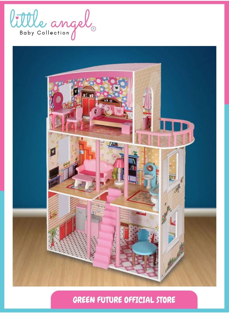 kids wooden doll house pretend play with accessories gift for 3+ year old girls toddler - pzsku/ZC9C0D5C85EB4FAB33B64Z/45/1741675650/6259f81d-0e71-4a15-90e4-655d952c98f8