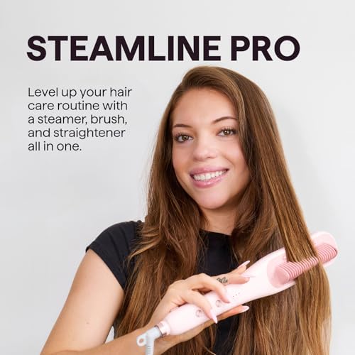 Wavytalk Pro Steam Hair Straightener Brush, Steamline Pro 3 in 1 Straightening Brush, Steam Reduces Damage, Nourishes Hair, and Expedites Straightening - Image 3