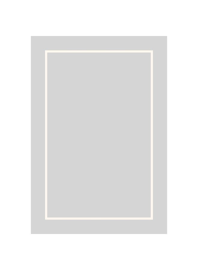 DANUBE HOME Sahara Plain Solids Rug | Washable Solids Style | Polypropylene + Polyester Area Rug Floor Covering | Indoor Carpet For Living Room Dining Bedroom 160X230cm-Light Grey - Image 4