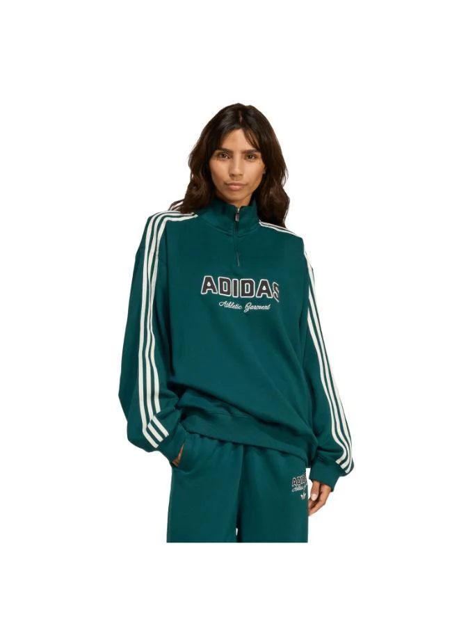 adidas Originals ATHL DEPT GRAPHIC QUARTER ZIP SWEATSHIRT