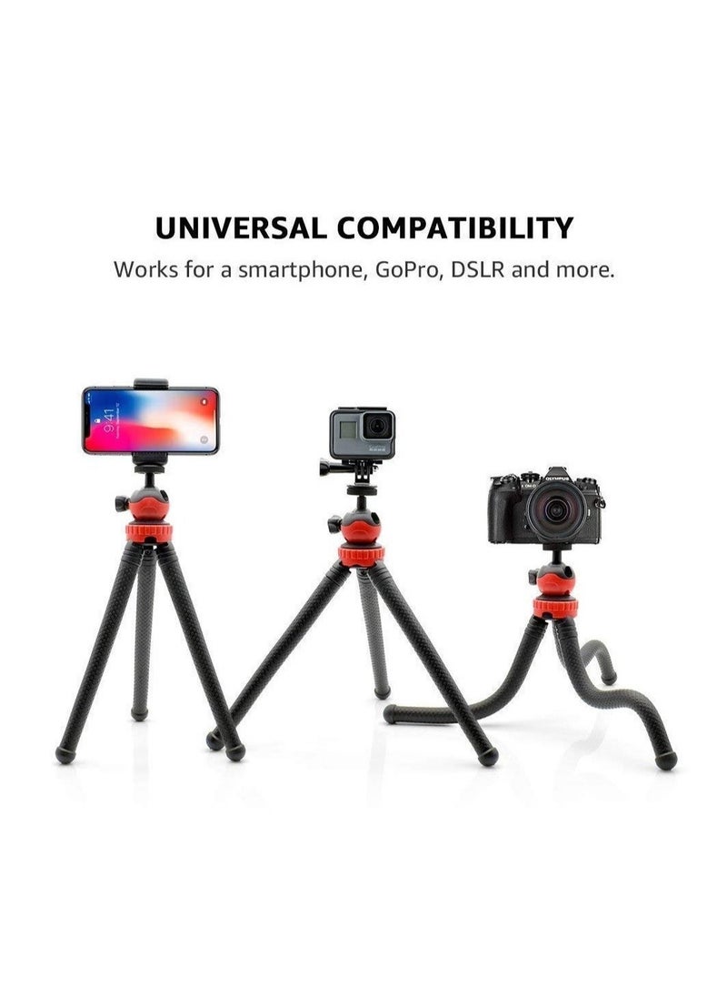 ELTRAZONE Flexible Gorillapod Tripod with 360° Rotating Ball Head Tripod for All DSLR Cameras(Max Load 1.5 kgs) & Mobile Phones + Free Heavy Duty Mobile Holder  - Image 5