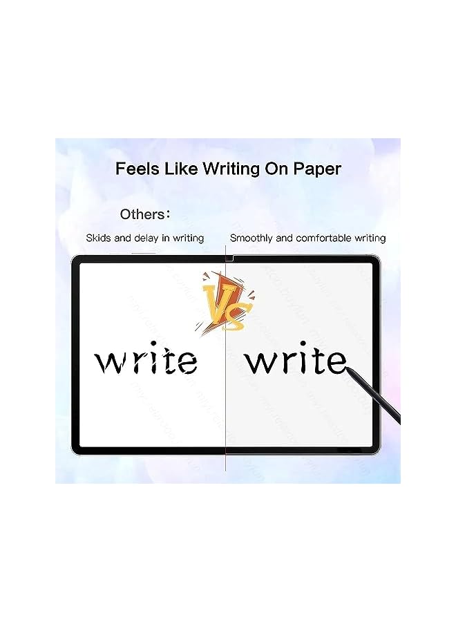 erorex 2Pcs Paper Feel Compatible With Samsung Galaxy Tab S9 Ultra Paper Screen Protector 14.6 Inch 2023 Release Like Paper Write Draw Soft Film Soft Film Anti Scratch No Bubble 14.6 Inch  - Image 2