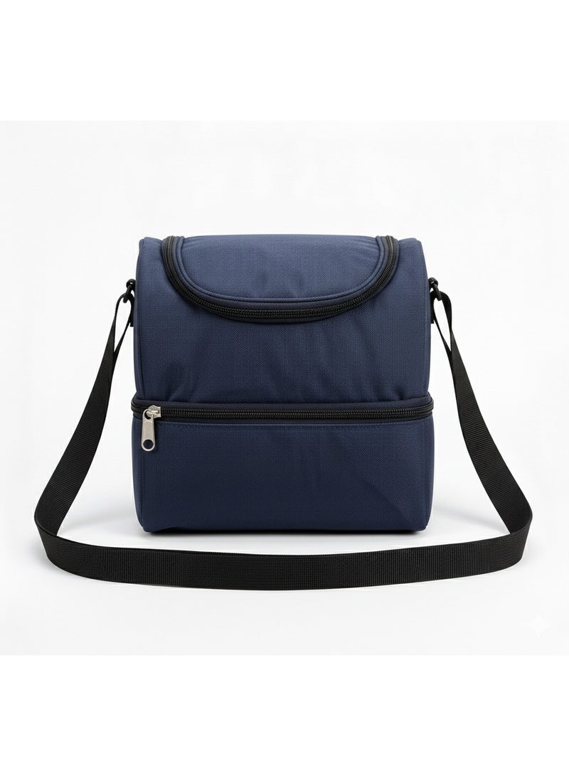 Durable Insulated Lunch Bag – Multi-Purpose Office and Travel Lunch Storage Bag with Adjustable Carry Strap for Daily Use - Image 3