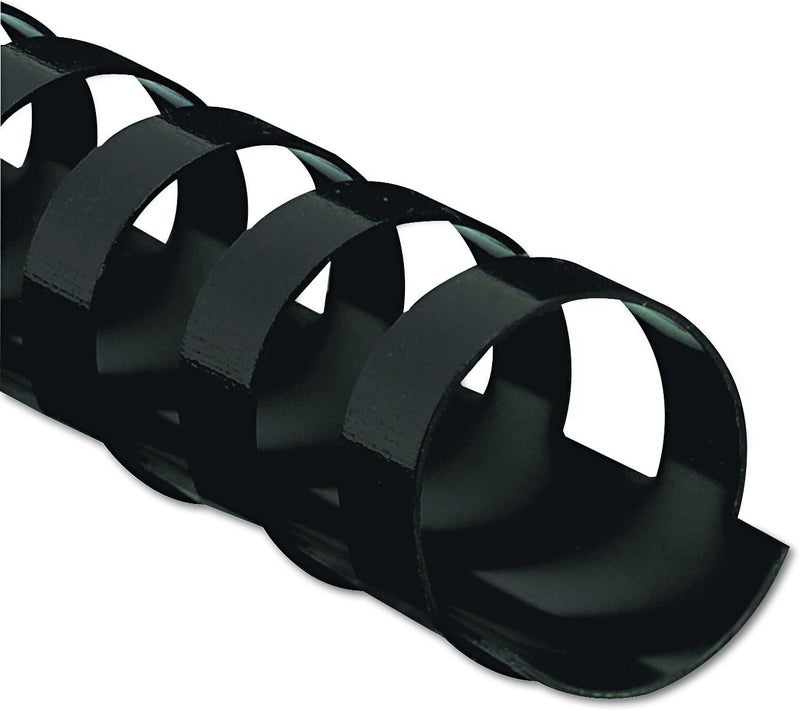Fellowes Binding Combs Plastic Black 5/8 Inch 25 Pack (52324) - Image 2