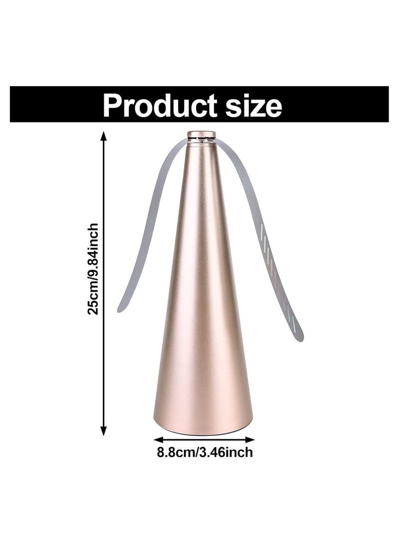 MAAGEN Lightweight Eco Friendly Fly Insect Mosquito Repellent Fan Golden - Image 5