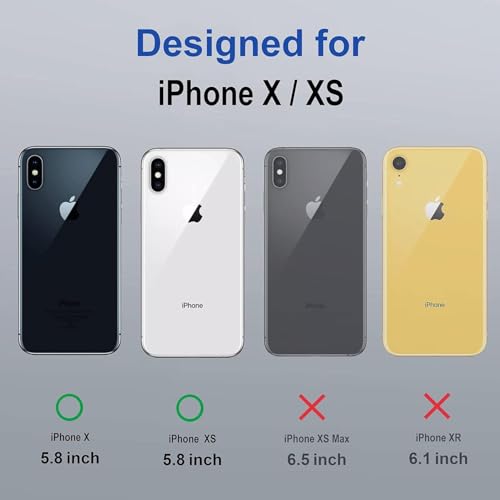 MAGICHUB Luxury Paper Thin Back Case Cover for iPhone X/iPhone Xs | Matte Finish | Compatible with magsafe | (White) - Image 2