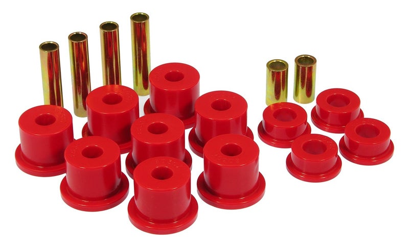 Prothane 61012 Red Front Spring Eye and Shackle Bushing Kit
