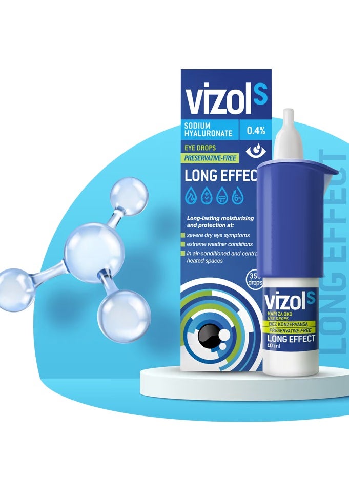 Vizol - Vizol S Eye Drops 0.4% Severe Dry Eye Relief 10 ML - Image 1