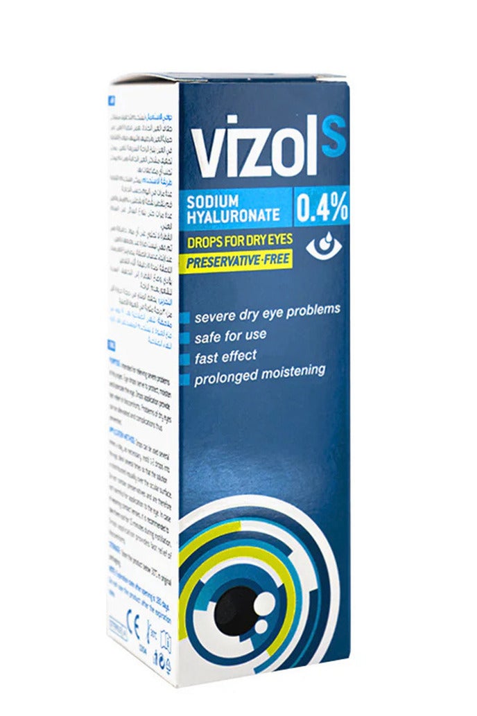 Vizol Vizol S Eye Drops 0.4% Severe Dry Eye Relief 10 ML