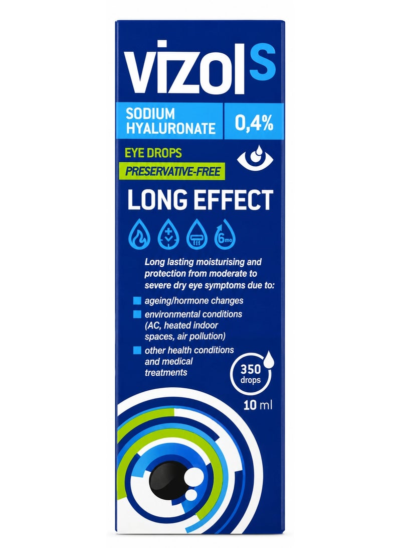 Vizol قطرات فيزول إس للعين 0.4% تخفيف الجفاف الشديد 10 مل - Image 1