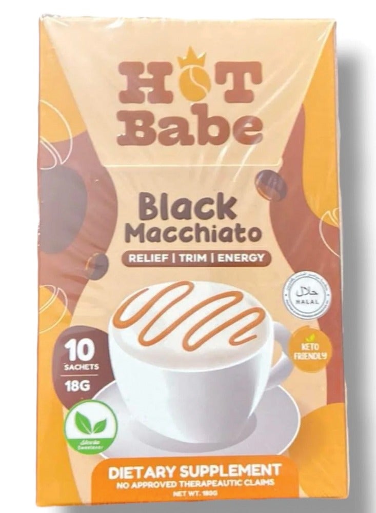 Black Macchiato Dietary Supplement 10 x 18g