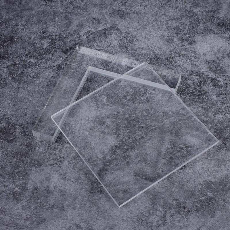 klarako Stamp Positioner Kit 2pcs/Set Rubber Stamp Coloring Board Locating Clear Acrylic Pad Stamp Positioner Kit - Image 4