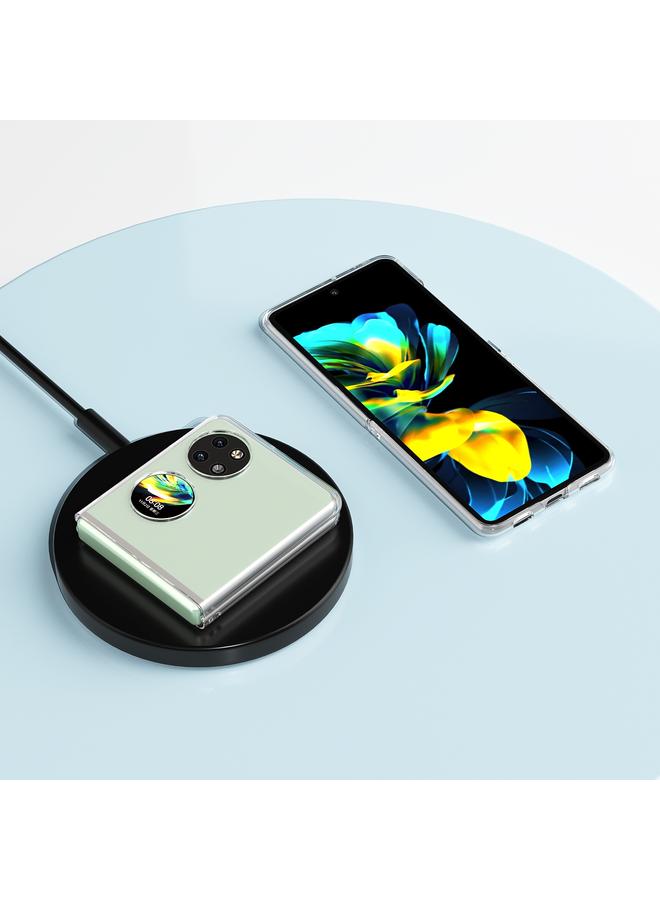 Green Tiger Case For Huawei P50 Pocket TPU+PC Transparent Phone Case - Image 4