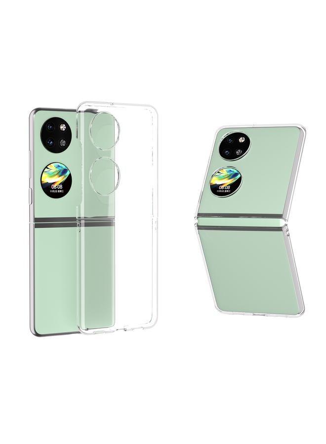 Green Tiger Case For Huawei P50 Pocket TPU+PC Transparent Phone Case - Image 1