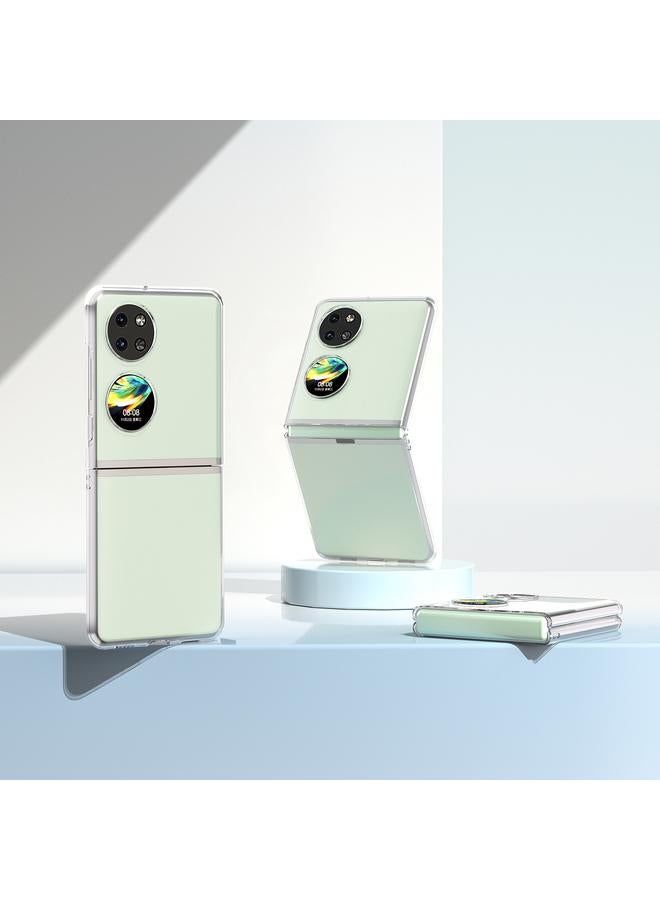 Green Tiger Case For Huawei P50 Pocket TPU+PC Transparent Phone Case - Image 2