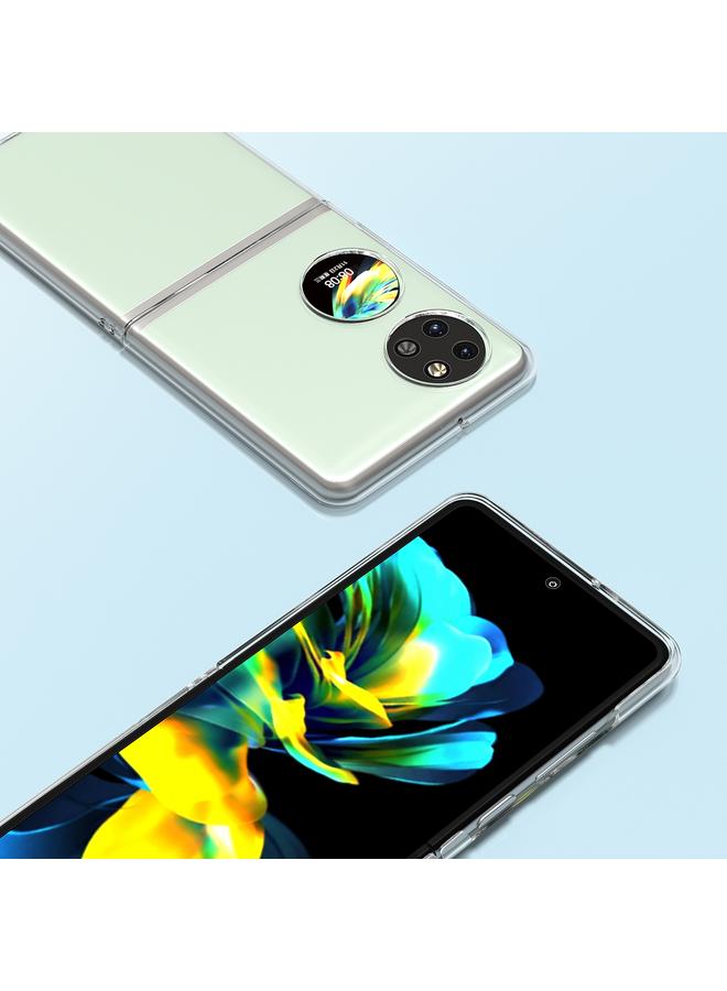 Green Tiger Case For Huawei P50 Pocket TPU+PC Transparent Phone Case - Image 3