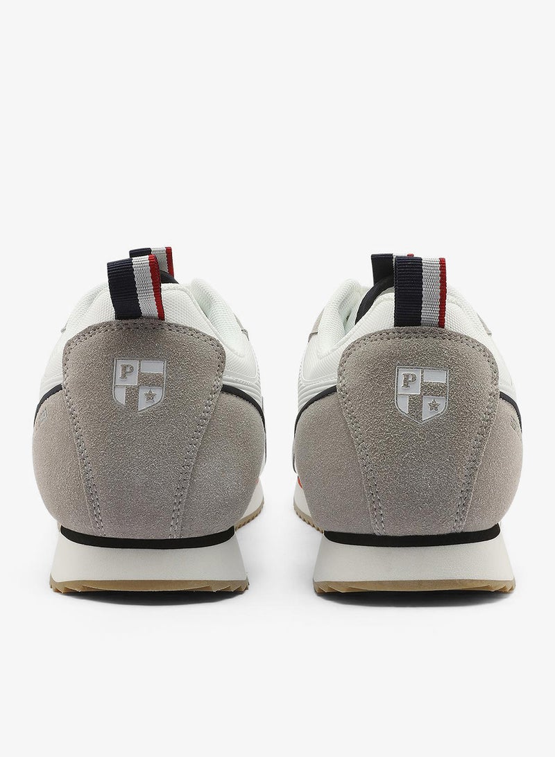 U.S. Polo Assn. Men's White with Grey Sneakers - Lightweight, Breathable and Comfortable Shoes - Image 4