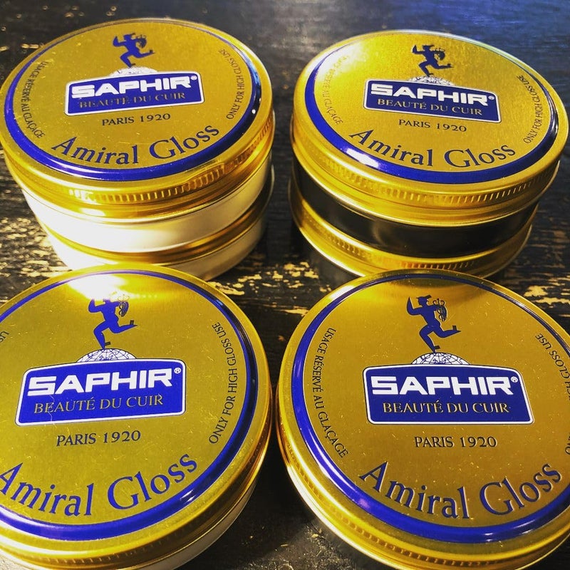 SAPHIR Amiral Gloss - Leather Shoe Care Polish Wax for High Gloss Mirror Shine for Dress Shoes - Made in France - 50 mL - Neutral - Image 3