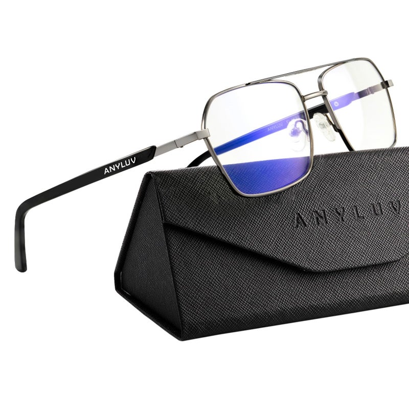 ANYLUV Blue Light Glasses MenWomen Blue Light Blocking Glasses Computer Screen Blocker Eyes Protection Glasses - Image 2