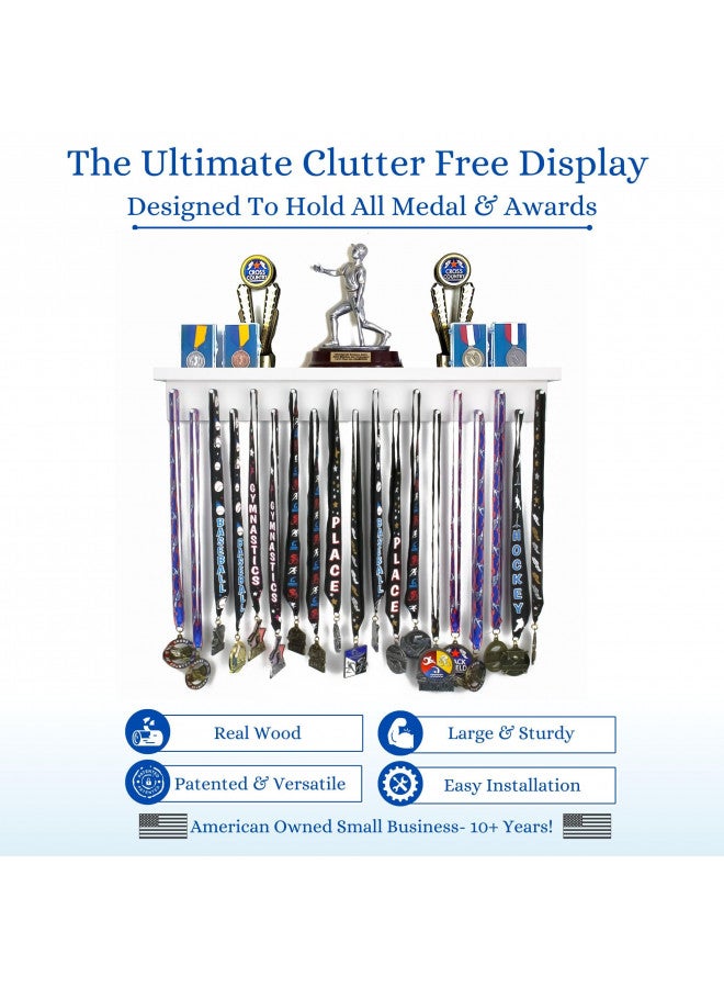 Empty Awards Rack MedalAwardsRack 2ft- Medal Awards Rack- Premier Medal Hanger Display ...