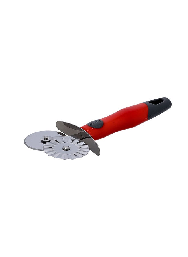 DELCASA Stainless Steel Double Side Pizza Cutter DC1926  PP Handle  - Image 3