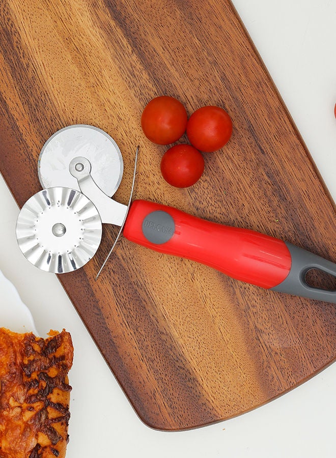 DELCASA Stainless Steel Double Side Pizza Cutter DC1926  PP Handle  - Image 5