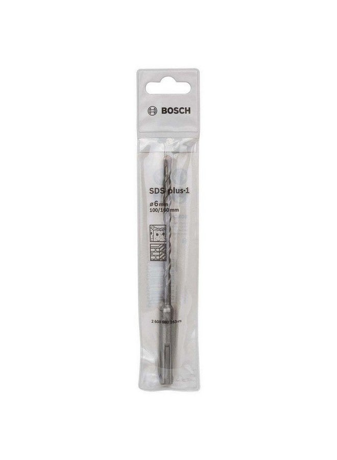 BOSCH SDS Plus-1 Break-Resistant Metal Hammer Drill Bit Grey 6 x 160mm JE2 608 680 263 - Image 2