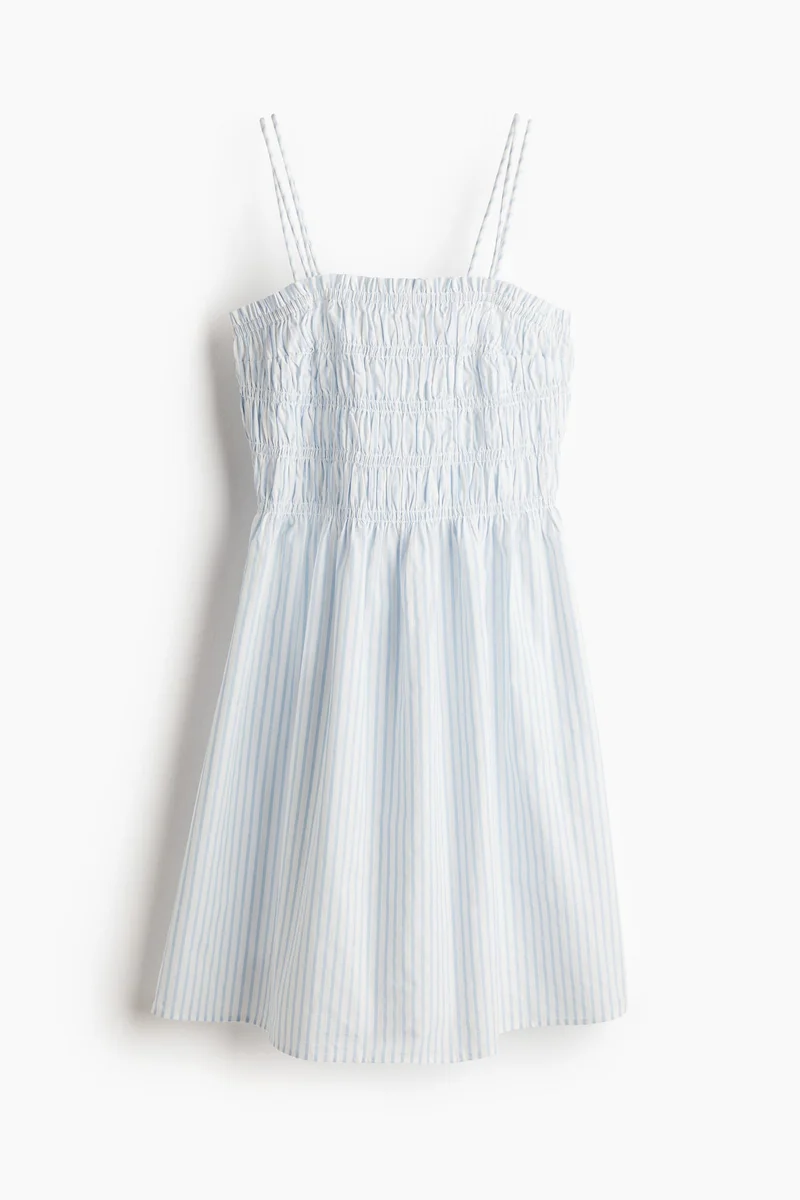 H&M Smocked-bodice cotton dress