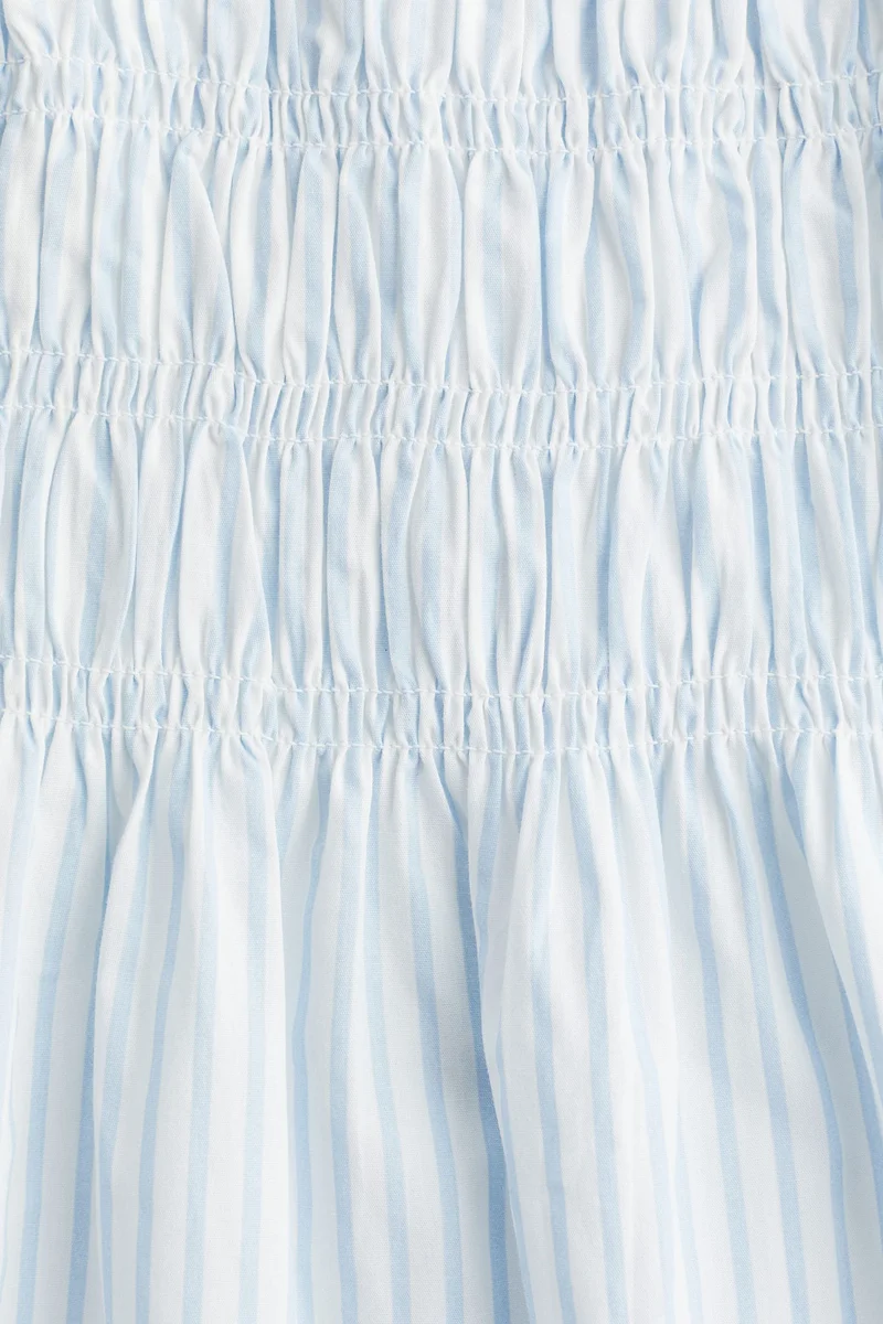 H&M Smocked-bodice cotton dress