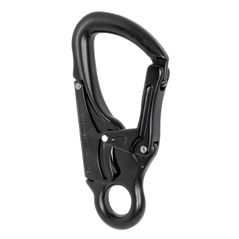 ProClimb Forged Aluminum Carabiner Snaphook | Perfect for Rock Climbing, Arborists, Fire Fighters, Rescue Ops - Image 4