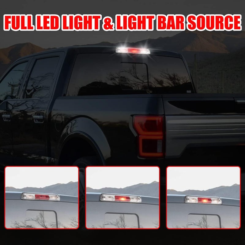 RANSOTO 923-237 F150 Third 3rd Brake Light Compatible with 2004-2008 Ford F-150, 2007-2010 Explorer Sport Trac, 2006-2008 Lincoln Mark LT Brake Lamp Center High Mount Stop Trunk Cargo Rear Light - Image 5