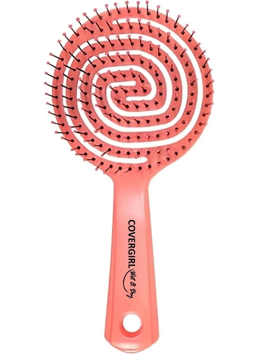 Cover Girl - Pink Pro Three-Dimensional Oval Hair Brush - Image 1