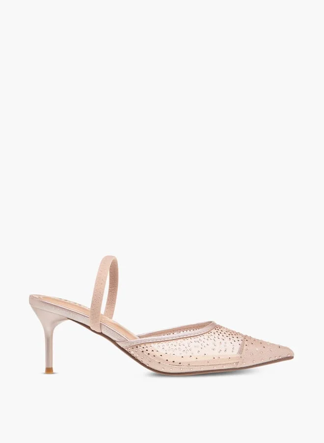 Celeste Women's Embellished Pointed Toe Shoes with Stiletto Heels