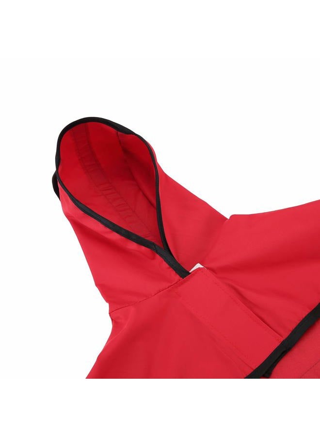 HDE (Small, Red) - Dog Raincoat Hooded Slicker Poncho for Small to X-Large Dogs and Puppies - Image 5