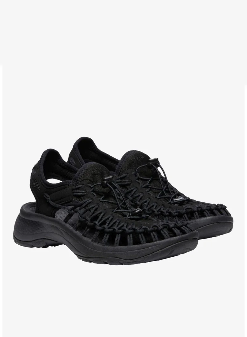 كين صنادل نسائية مسطحة يونيك أستوريا أسودأسود