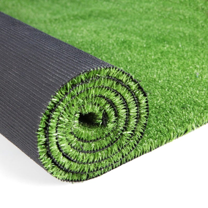 GRASS EXPRESS Artificial Grass Turf, 10ft x 10ft 0.4" Pile Height, Indoor Outdoor Fake Astroturf Rug Carpet Mat for Balcony Decor Backyard Patio Backdrop Fence Wall Decorations Dogs - Image 1
