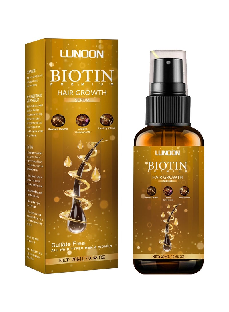 LUNOON hair care essence, nourishing hair, nourishing hair roots, preventing hair loss, thickening hair, scalp massage oil - Image 1