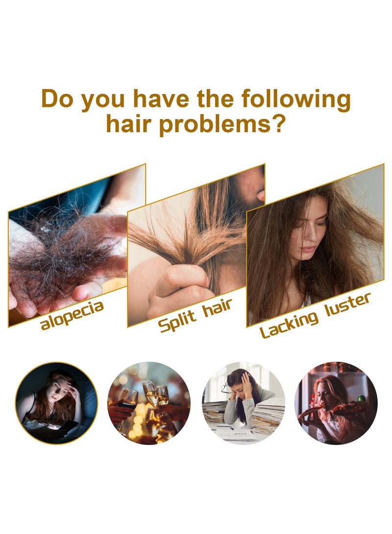 LUNOON hair care essence, nourishing hair, nourishing hair roots, preventing hair loss, thickening hair, scalp massage oil - Image 2